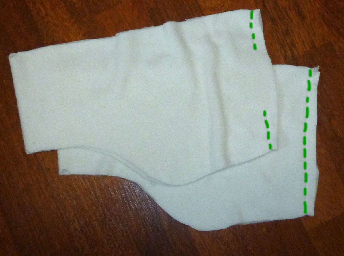 hinterer Naht schließen hintere Naht schließen